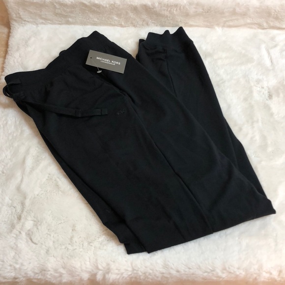 Michael Kors Lounge Pants Joggers Black NWT - Picture 5 of 7